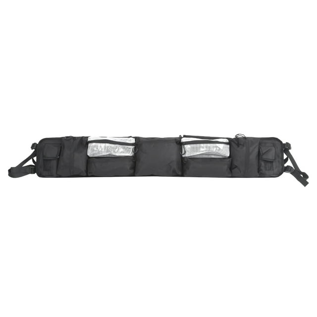 600D Oxford Cloth Black Universal ATV Front Pouch Large Capacity Sandbeach Camping Snowfield Storage Bag AccessoryATV Front Bag,