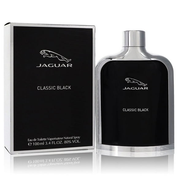 Jaguar Classique Noir par Jaguar Eau de Toilette Spray 3,4 oz Pack de 4