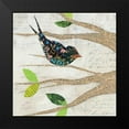 thumbnail image 2 of Prahl, Courtney 12x12 Black Modern Framed Museum Art Print Titled - Birds in Spring III Square, 2 of 5