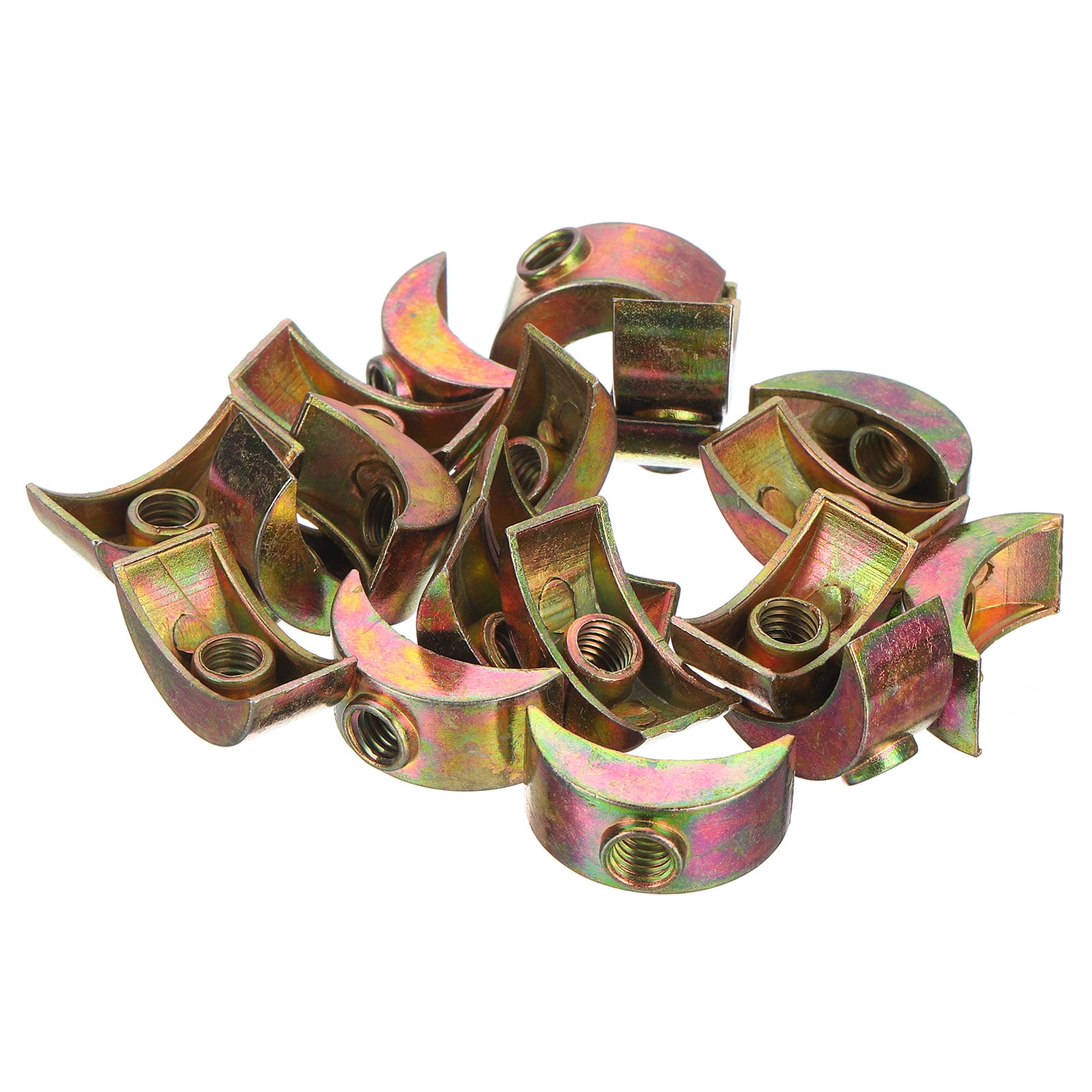 Wingnut #1/4-20 Con Lavatrice 50 Dadi Ad Ala Pressofusi In Zinco Rok - Misura #1/4-20, Con Base Rondella, Pronti All'Uso! Nuka Cola Caps