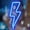 Lightning-blue, variant on Neon Lights LED Lightning Signs Wall Light Room Decor Night Lights Battery and USB Operated for Children Baby Room Hose Bar Wedding Party Decoration