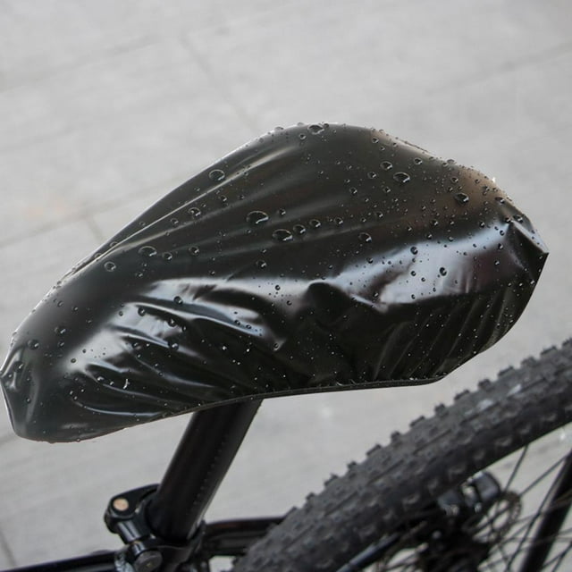 Cubierta de lluvia para asiento de bicicleta Cubiertas protectoras impermeables para sillín de bicicleta MTB (L)