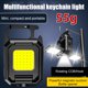 thumbnail image 2 of 1000LM COB LED XPE Llavero Luz 800mAh Tipo-C USB Recargable IPX4 Impermeable Wdftyju  Para Estrenar, 2 of 3