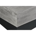 thumbnail image 5 of 45 Inch Rectangular Mango Wood Coffee Table Iron Base Washed White and Black - Saltoro Sherpi, 5 of 7