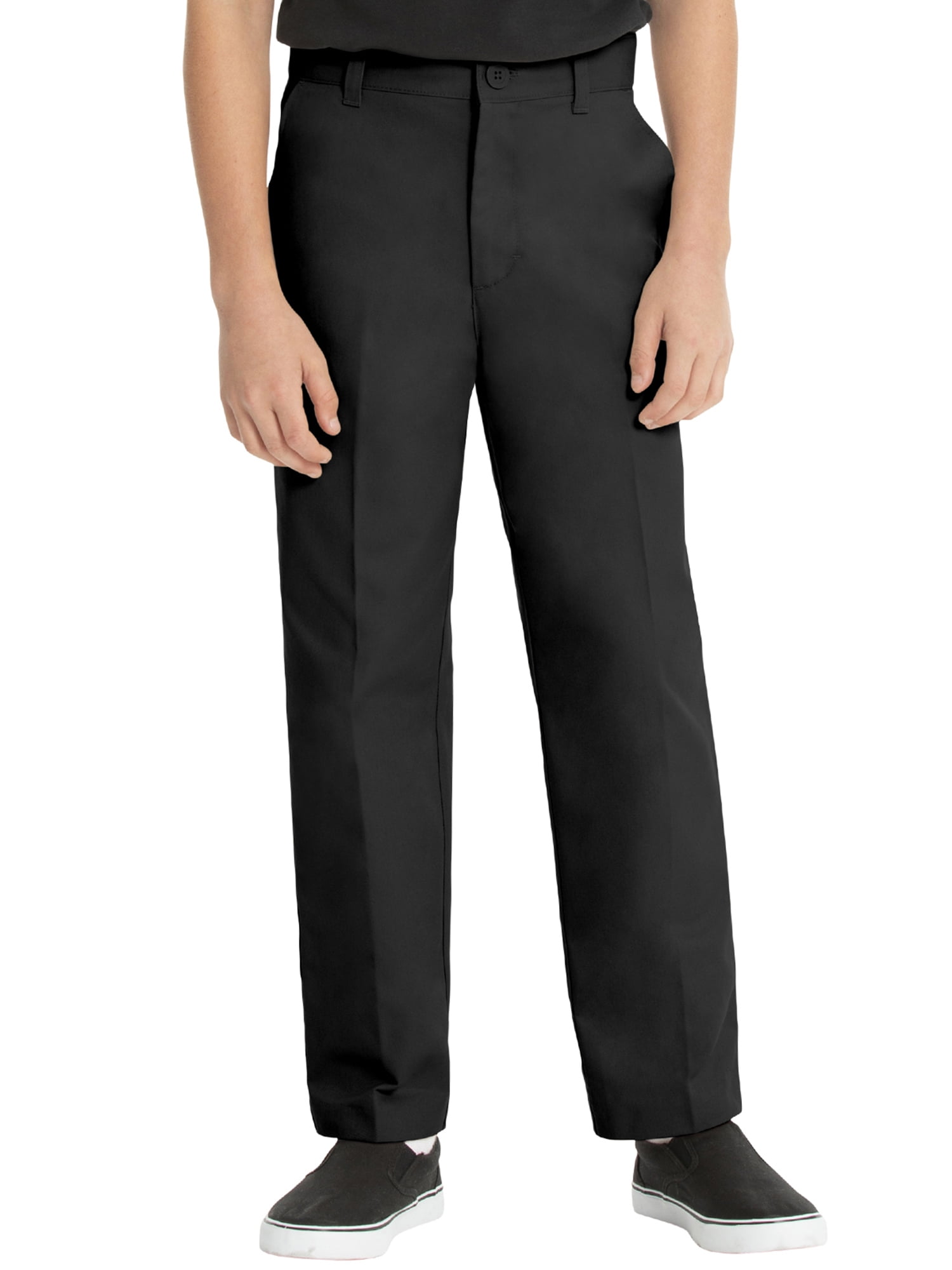 Real School Boys School Uniform Flat Front Pant, Sizes 4-16 - Walmart.com