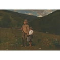 thumbnail image 3 of Winslow Homer 18x14 Black Modern Framed Museum Art Print Titled - Crossing the Pasture (circa 1871-1872), 3 of 5