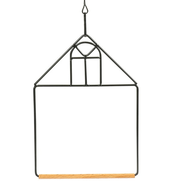 1 Set of Indoor Parrot Stand Bird Parrot Training Stand Rack Iron Parrot Perch Platform Bird Cage Stand