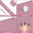 thumbnail image 3 of shiyou-Bleswin Multifunctional Large Desk Mat, Double Sided Computer Desk pad, Extended Mouse Mat, Office Desk Protector with Waterproof PU Leather, 35.4''×16.9'', Office Home Writing Pad (Purple+Pin, 3 of 4