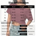 thumbnail image 2 of Womens Off The Shoulder Tops Short Sleeve Solid Crop Tops Casual Loose Summer T Shirt, L, 2 of 5