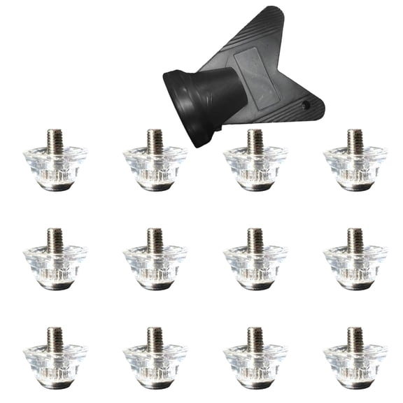 12Pcs Aluminum Football Studs Soccer Cleats Football Boot Spikes Soccer Cleats for Training Competition Enduring