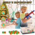 thumbnail image 4 of Juego de disparos Toy Marlrin con objetivo móvil y 2 pistolas de aire comprimido Popper, 4 of 6