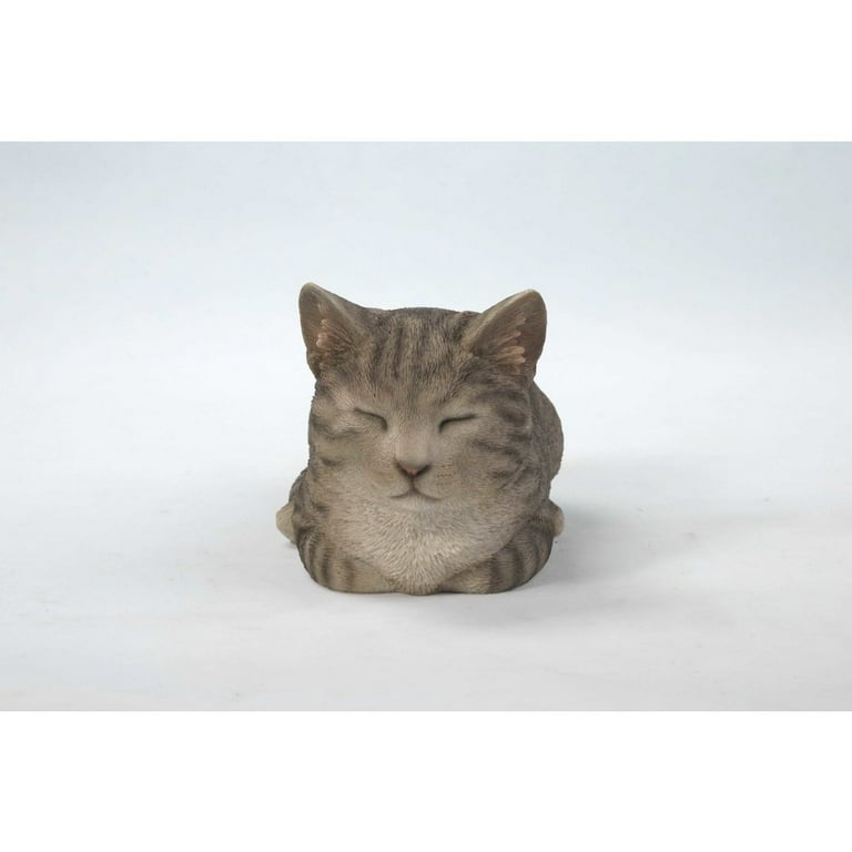 Hi-Line Gift Ltd Cat Sleeping Tabby, Grey - Walmart.com