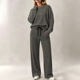 thumbnail image 5 of Leey-World Petite Lounge Sets for Women Ladies' Outfit Women 2 Piece Outfits Sweatsuit Sweatshirt Jogger Sweatpants Tracksuit Lounge Set Clothes, 5 of 8