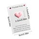 thumbnail image 3 of Uuiauoio Valentines Pocket Hug Crystals Heart Stones Heart Crystals and Healing Stones with Pocket Hug Cards for Office Coworker Classroom Spiritual Meditation Balancing Gifts, 3 of 6