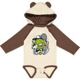 thumbnail image 3 of Inktastic Tennis Ball Boys or Girls Long Sleeve Baby Bodysuit, 3 of 5