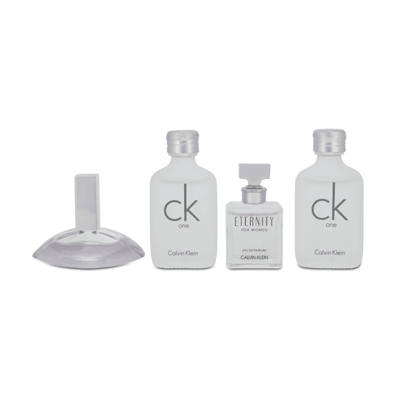 Calvin Klein Mini 3pcs Gift Set For Women
10ml CK One Eau De Toilette   5ml Eternity   4ml Euphoria