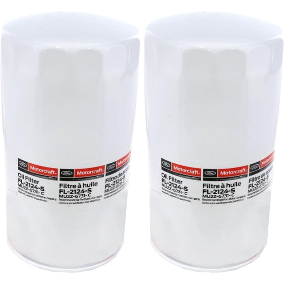 Motorcraft Oil Filter - FL2124S (Replaces FL2051S) (Pack of 2)