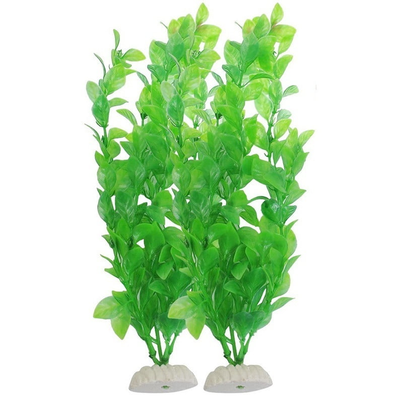 Plastic Aquarium Artificial Plants Green Fish Tank Grass Ornament Decor Aquarium Decoration for Pet Fish Tanks