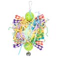 thumbnail image 2 of Light Material Hanging Shred Toy, Bird Chewing Toy, A Bell Design Easy To Operate Yard for Animals Bird Lawn, 2 of 7