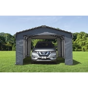 Arrow 12 x 20 x 8 ft Grey Carport Enclosure Kit