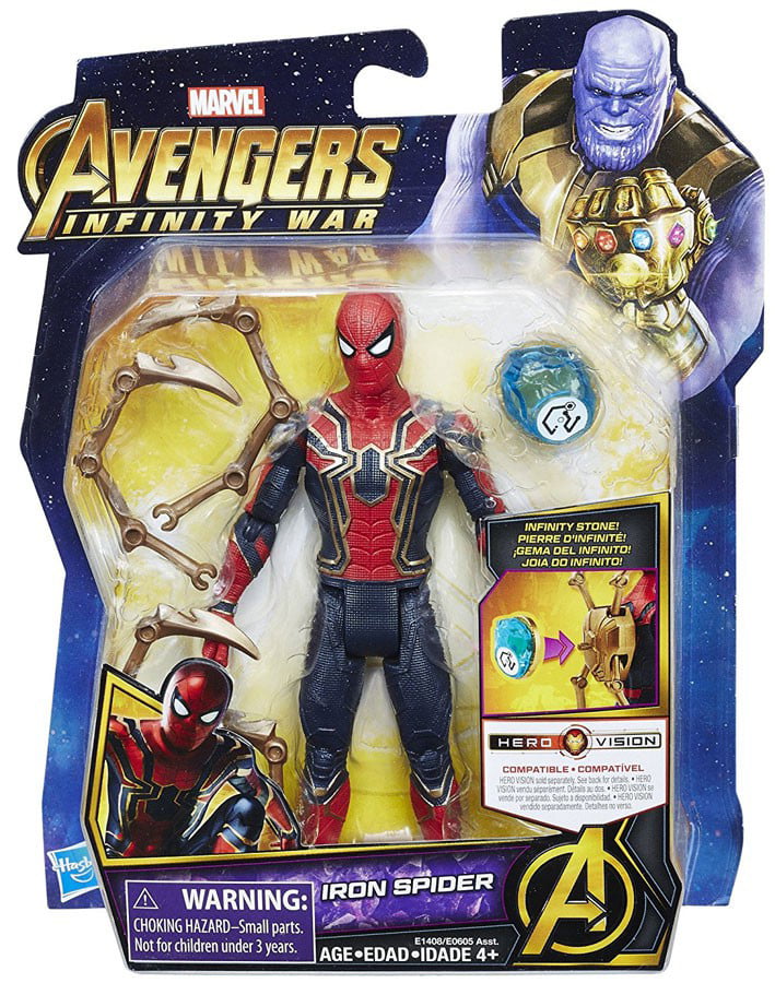 New Marvel Avengers Endgame Spider Man Iron Spider 6'' Action Figure Kids Toy 