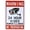 Warning Sign 4, variant on Security This Solar Farm is Patrolled by Security - 8"x12" Warning Sticker-Security Outdoor Sign, Solar Farm Security Decor for Home Business