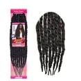 thumbnail image 3 of Janet Collection Nala Tress Synthetic Hair Crochet Braid Loop Ziggy Mambo Twist 30” ( 3 Packs Deal #4 Medium Brown ), 3 of 7