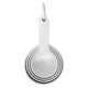 thumbnail image 1 of Juego de 4 tazas medidoras KitchenAid, color blanco, 1 of 5