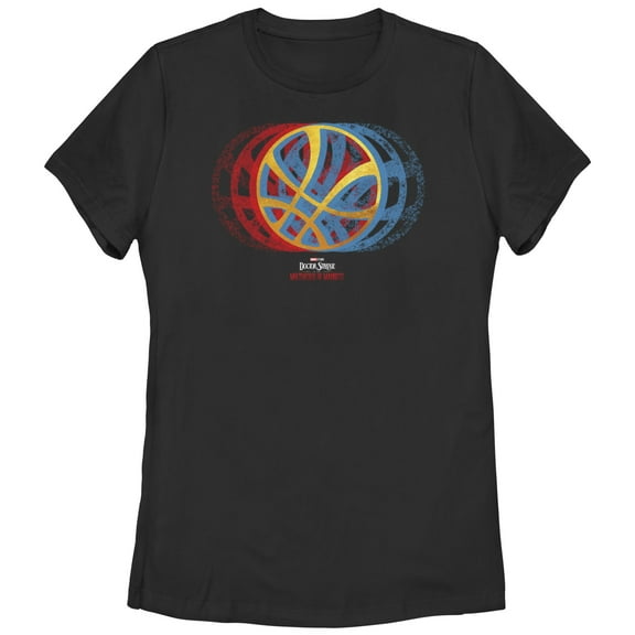Women's Marvel Doctor Strange in the Multiverse of Madness Gradient Seal  Graphic Tee Black 2X Large