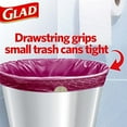 Glad OdorShield Small Drawstring Trash Bags, 4 Gallon Trash Bag