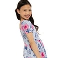 thumbnail image 5 of Bluey Girls Print Skater Dress with Short Sleeves, Sizes 4-12, 5 of 9