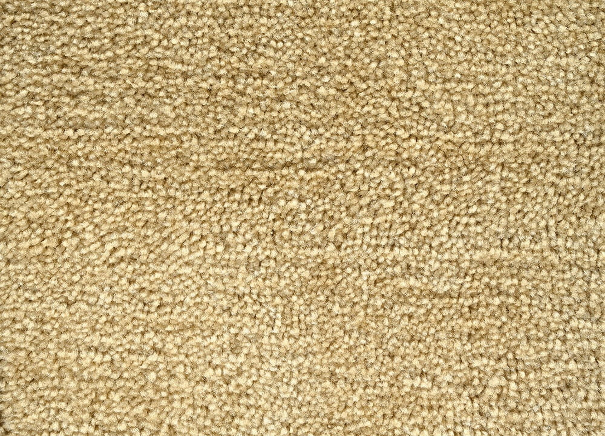 Garland Rug Traditional Washable Bath Rug Set, 3 Piece Set (21"x34" Bath Rug, Contour Rug, & Toilet Lid) Linen