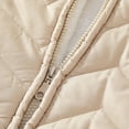 thumbnail image 4 of Krdevn Baby Boys Snowsuit Winter Warm Insulated Jumpsuit Cold Weather Outdoor Outfit for Toddlers,Color:Beige,Size:9-12 Months, 4 of 9