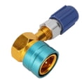 thumbnail image 1 of Cergrey R1234YF To R134A Air Conditioner Quick Coupler Aluminum AC Connector Adapter, 1 of 8