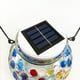 thumbnail image 4 of Faroles solares colgantes para exteriores, lámparas de mesa solares impermeables, luces nocturnas para jardín, patio, fiesta, jardín y decoración interior y exterior (pavo real), 4 of 5