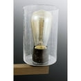 thumbnail image 3 of Progress Lighting Barnes Mill 3-Light Bath & Vanity Fixture, Antique Bronze, Clear Seeded Glass Shade, 3 of 5