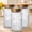 Sunflower*3-32oz, variant on 3-Pack 32oz Vintage Glass Storage Jars with Airtight Lids, Kitchen Canisters for Coffee, Tea, Sugar, Spices, Flour, Pasta, Cereal