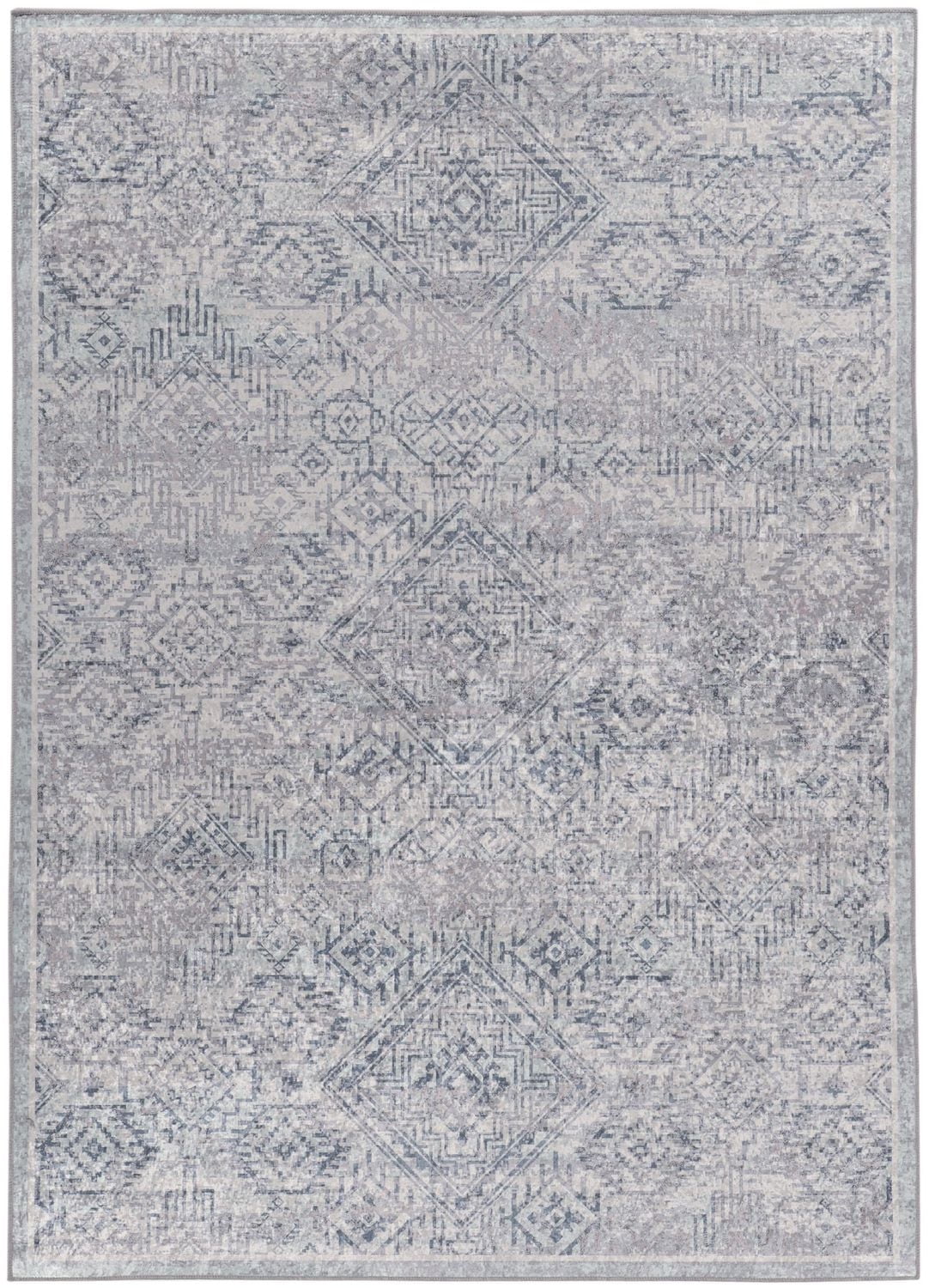 Emerald Barton Blue & Ivory 3'3" x 5' Accent Rug