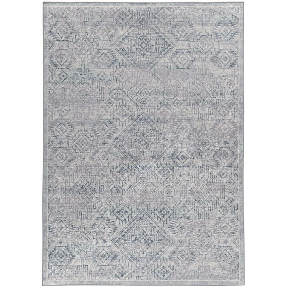 Emerald Aerin Black & Ivory 6'7" x 9'7" Area Rug