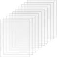 thumbnail image 1 of 10 láminas de plástico para proyectos de bricolaje, materiales de pintura transparentes para marcos de fotos, tablero de plástico transparente para señalización A4, 1 of 7