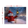 thumbnail image 2 of Tema De Navidad Impreso Suave Manta Sofá Sofá Sofá Throw 130x150,150cmx200cm Para Elección Muñeco de nieve_2 130x150cm Macarena Manta de franela, 2 of 8