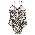 thumbnail image 4 of Women‘s One Piece Swimsuits Front Twist Monokini Bathing Suits Shirred Tummy Control Swimwear, 4 of 8