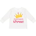 thumbnail image 3 of Inktastic 3rd Birthday Princess I'm Three Girls Long Sleeve Toddler T-Shirt, 3 of 5