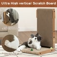thumbnail image 6 of Coziwow L-shaped Cat Scratcher Cardboard Pad Cat Lounge Bed W/ Catnip Vertical, 6 of 11