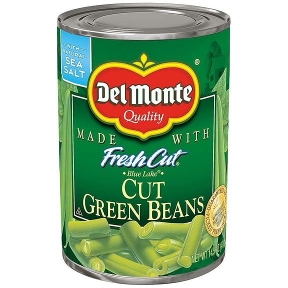 (Pack of 12) Del Monte Green Cut Beans 14.5 Oz