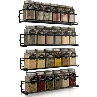 Spice Rack, Mason Jar Shelf, Chefs Spice Rack Organizer, Wall Mounted Spice  Rack, Kitchen Spice Storage, Spice Storage Ideas, Country Living 