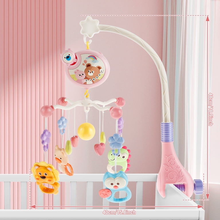 Keyohome Baby Crib Mobile with Music, Lights & Remote Control photo 3