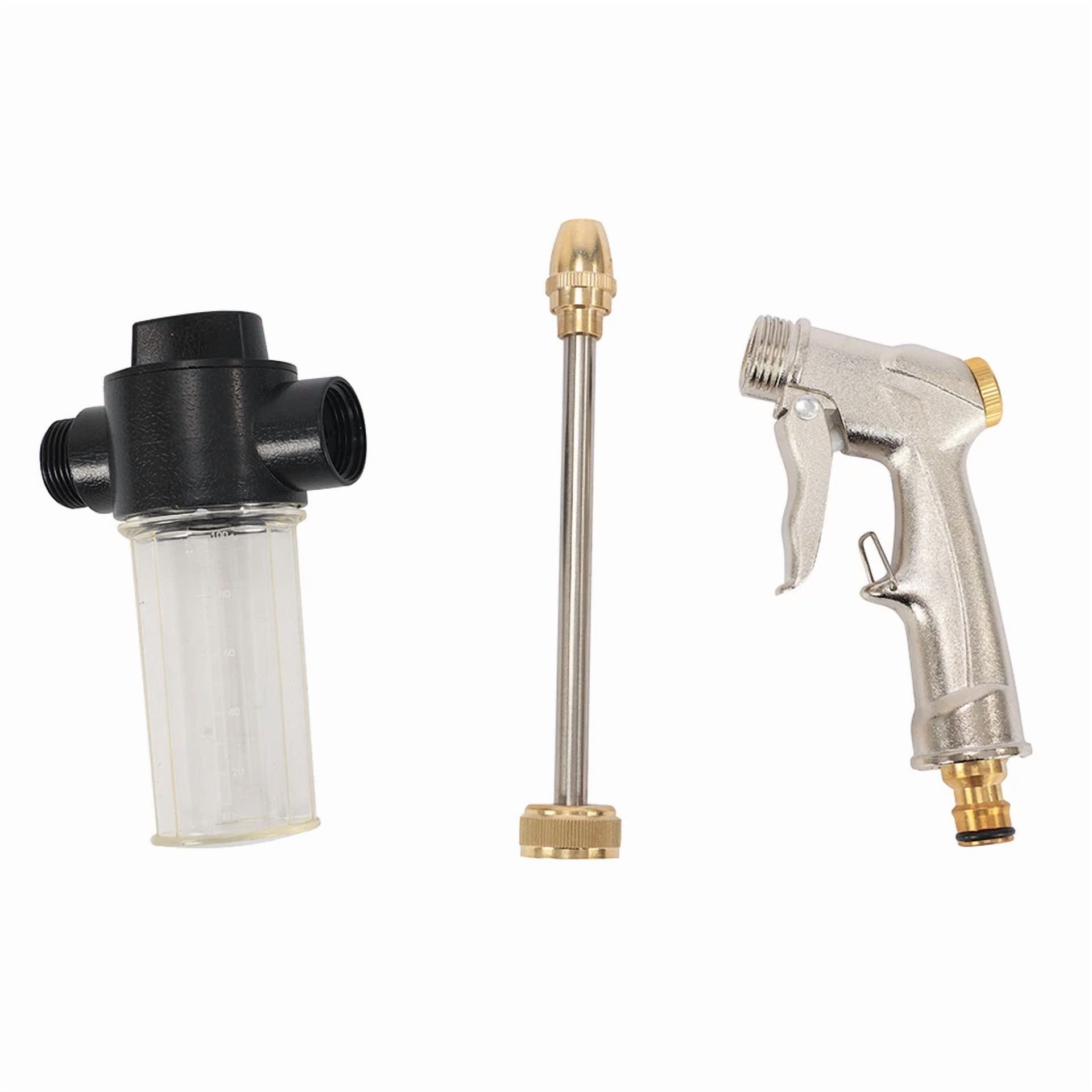 PURELY- High Pressure Water Spray Gun Nozzle Garden Hose Pipe Lawn Car Cleanning Tool