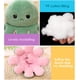 thumbnail image 3 of Pulpo de peluche reversible, pulpo de peluche de doble cara, pulpo de peluche con estado de ánimo, adorables mini peluches, peluches para niños, niñas y amigos (rosa claro-verde claro), 3 of 5