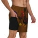 thumbnail image 2 of Balery Chicken Farm Animal Bañador para hombre, shorts de playa de secado rápido con entrepierna y forro de compresión-Small, 2 of 6